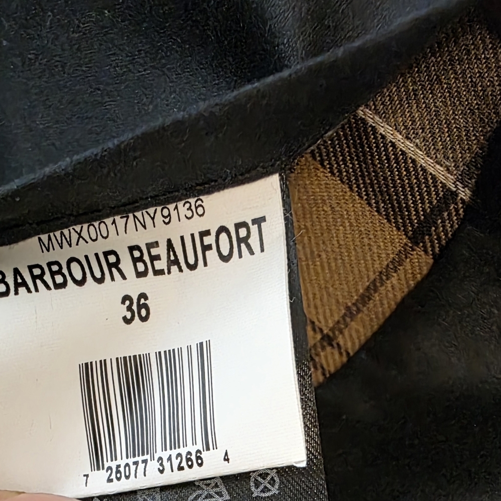 Barbour Classic Beaufort Waxed Jacket 36 - Picture 5 of 5